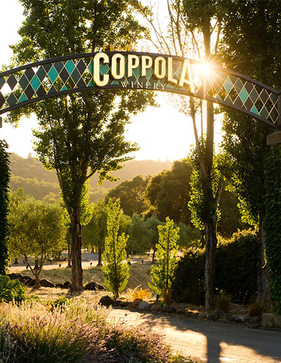 Gates of Francis Ford Coppola Winery